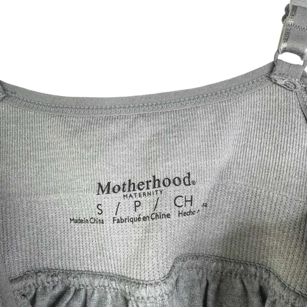 Motherhood Bundle of 2 Maternity Casual‎ Dresses Breastfeeding Gray Pink Small S - Image 5