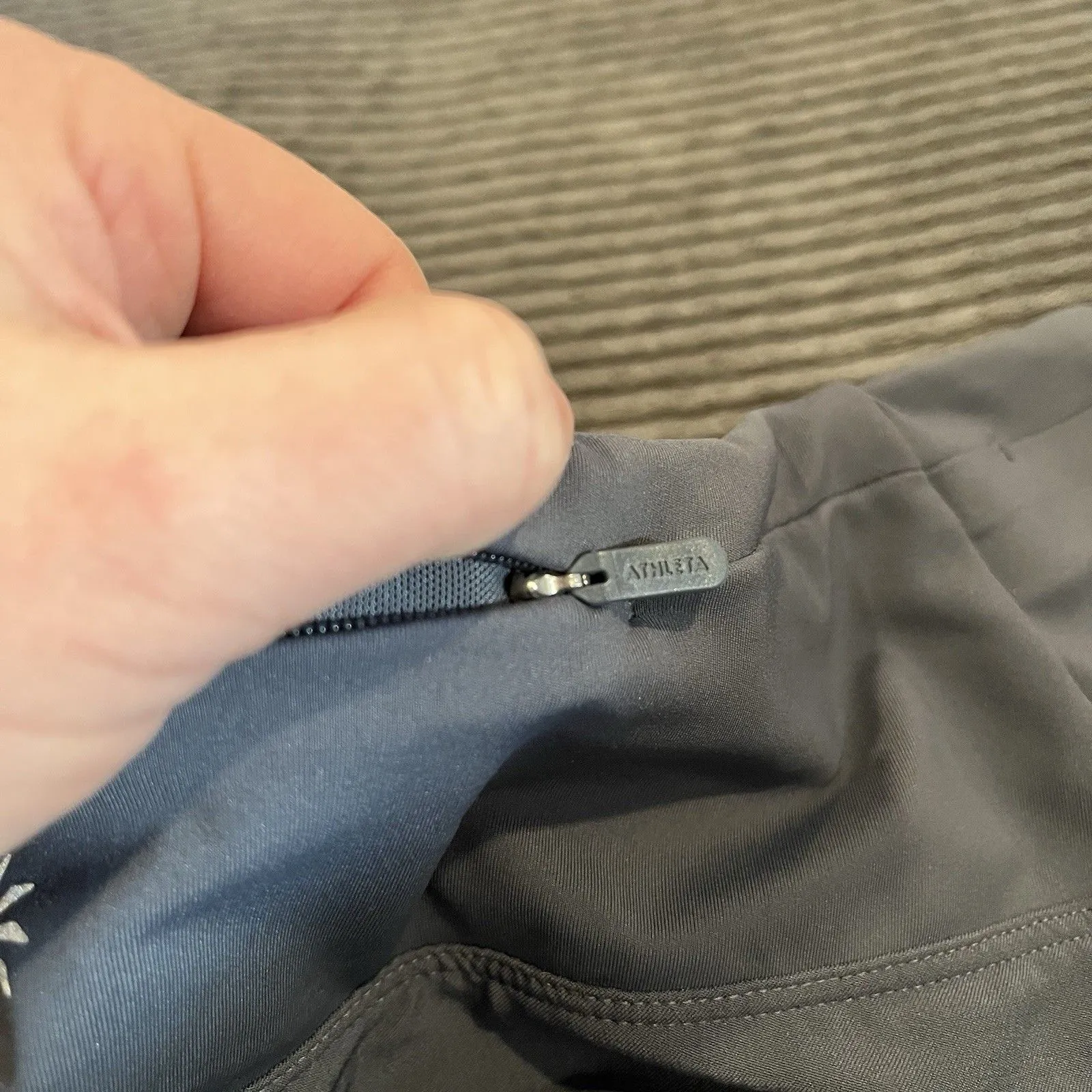 Athleta Skort Women's Size XL Gray Blue Golf Pickleball Fairway Pleated Jupe - Image 12