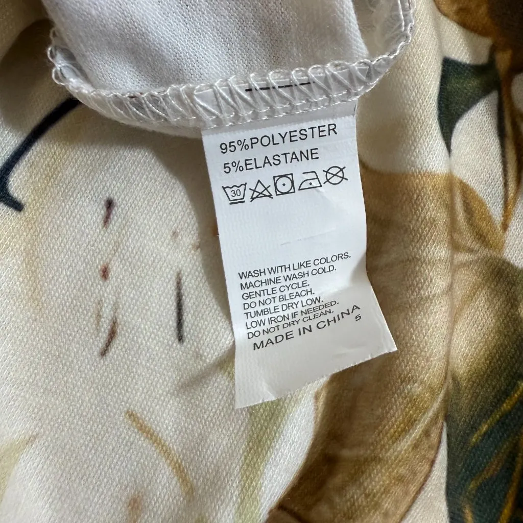 Women’s XL Fall Leaves Long Sleeve Tee – Autumn Print Shirt – New - Image 4