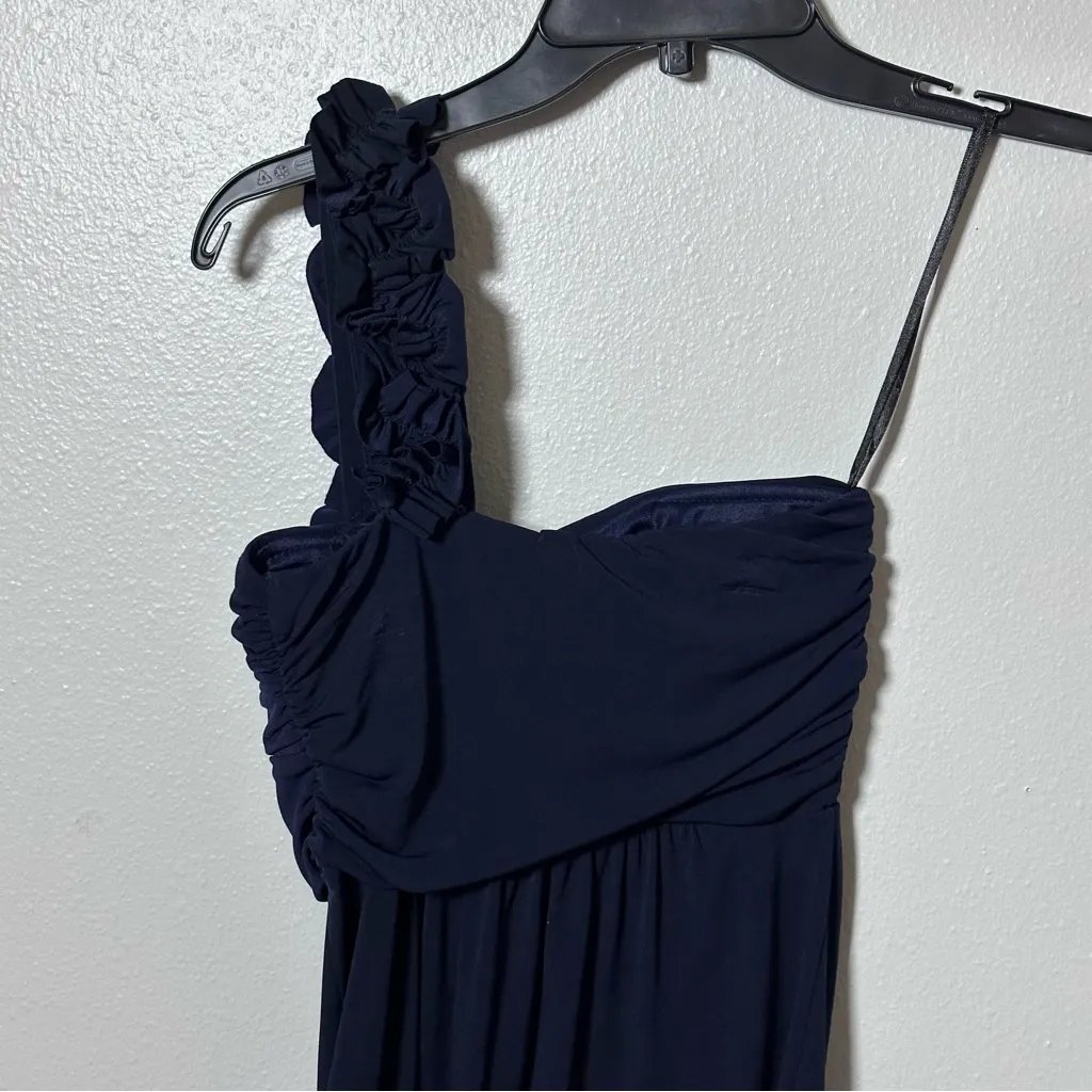 Sweet Storm Women Party One Shoulder Navy Blue Dress size small - Image 7