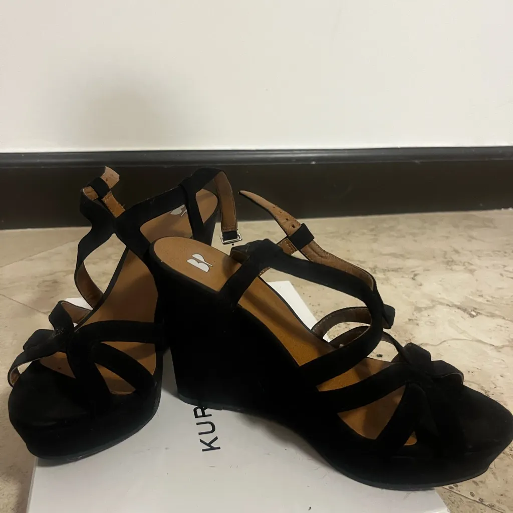 BP Black Women's Sandals Size 7 - Image 2