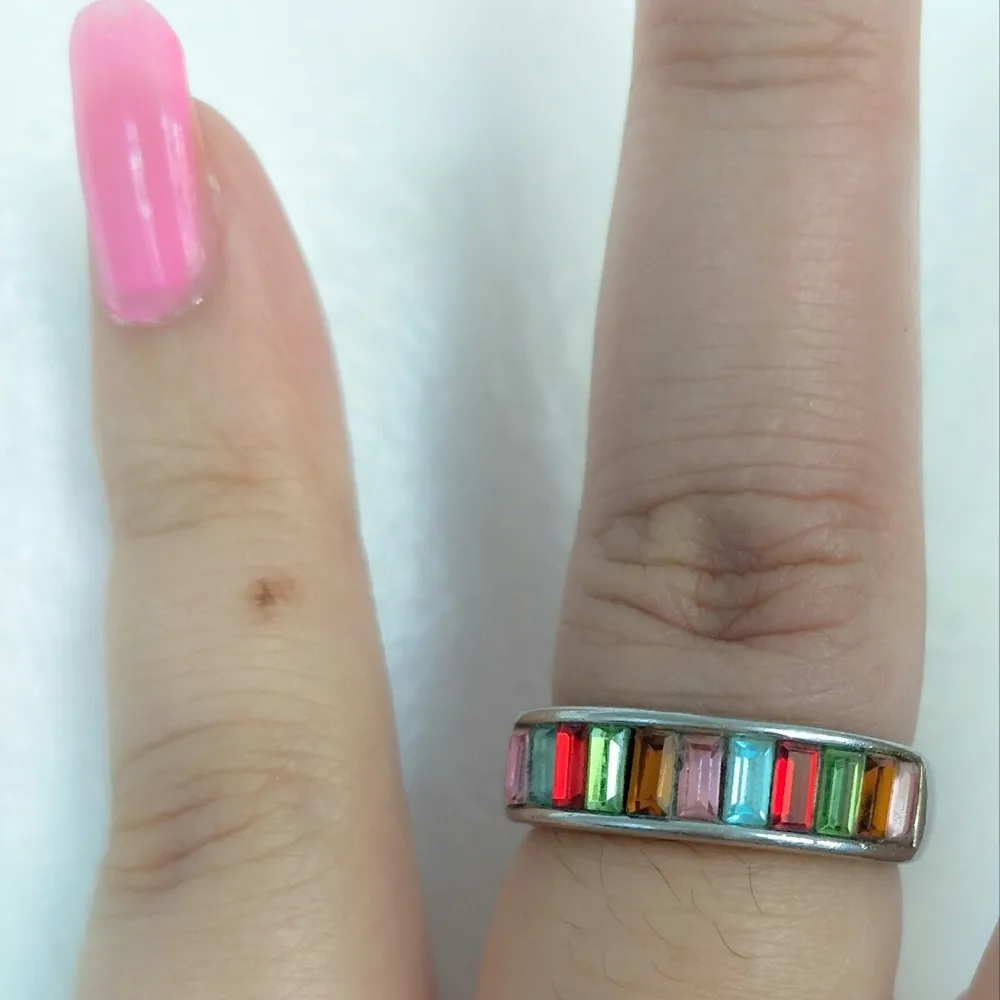 Rainbow Multi Color Ring - Image 2
