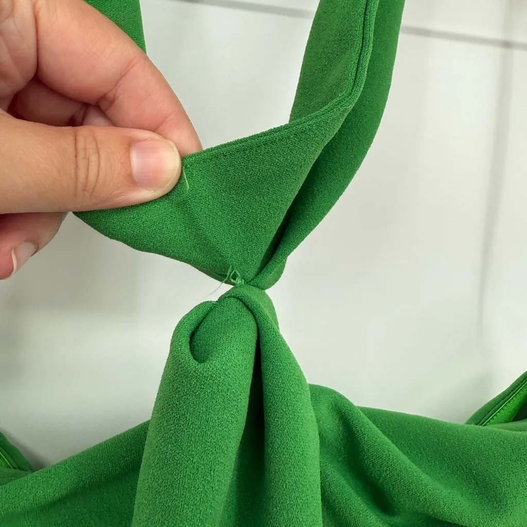 Lulus Mesmerizing Perfection Green Halter Neck Backless Maxi Dress Size S - Image 7