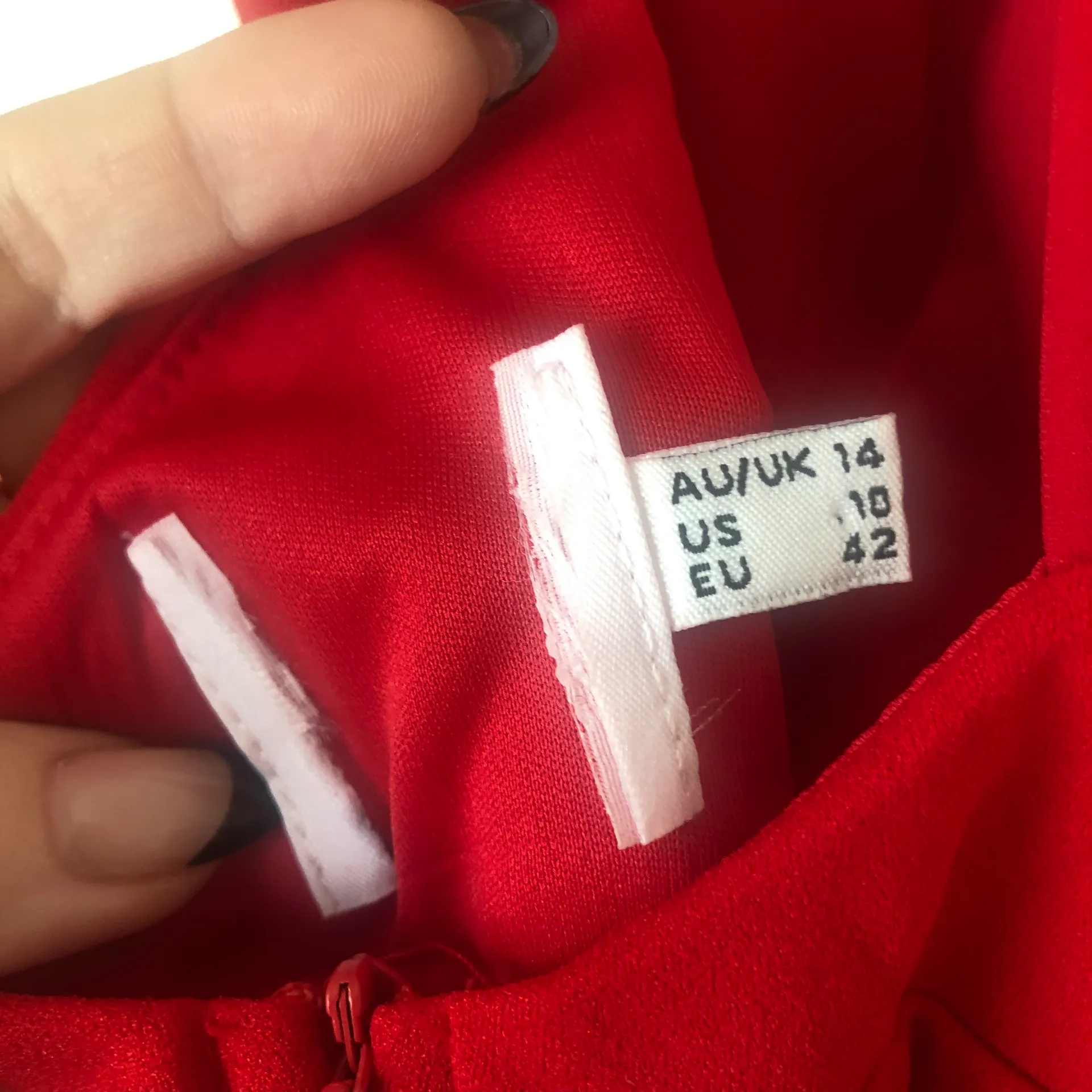 Priya Red One Shoulder Mini Dress 10 - Image 4