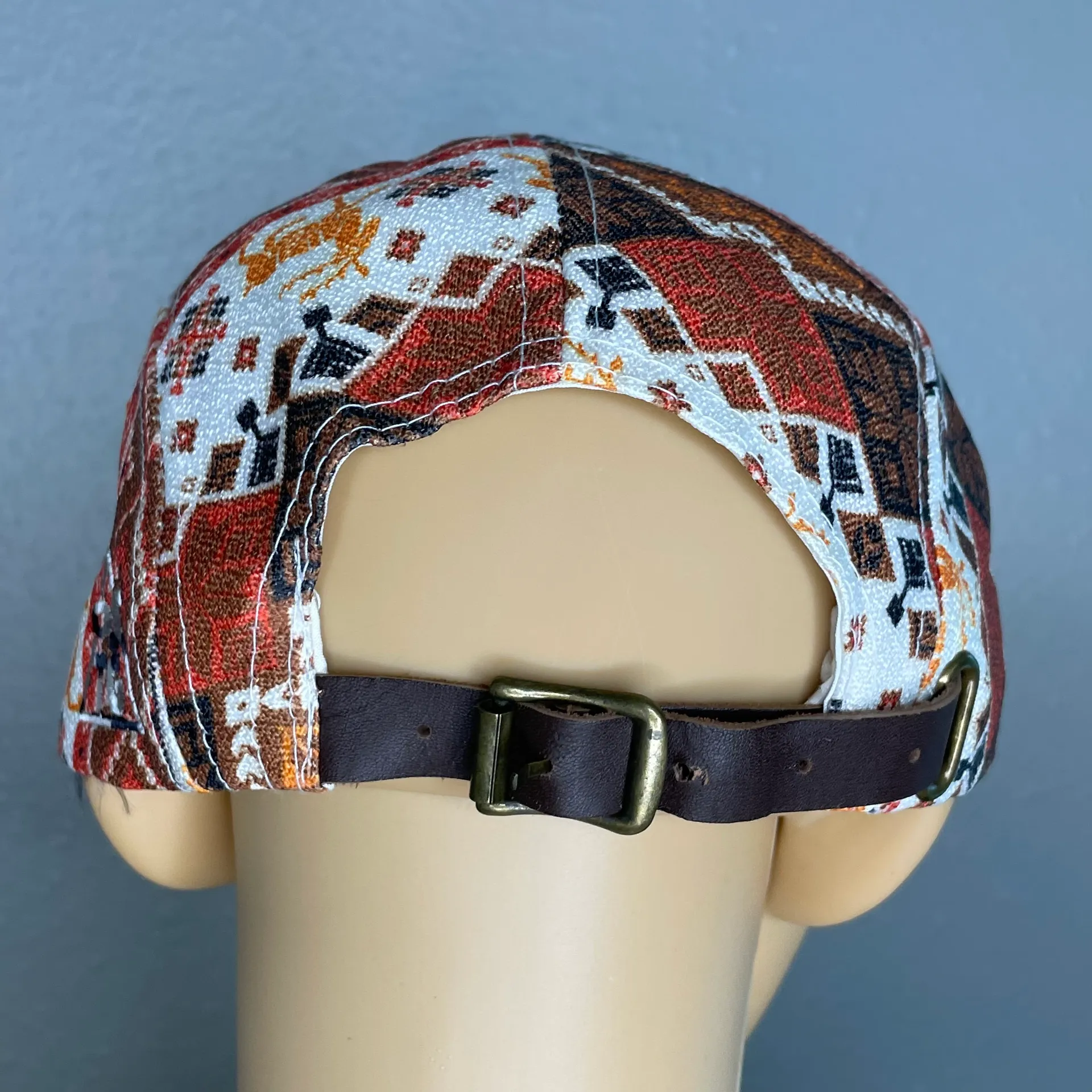 Only See The Good Clothing Company Colorful Native Western Pattern Flat Bill Hat - Image 5