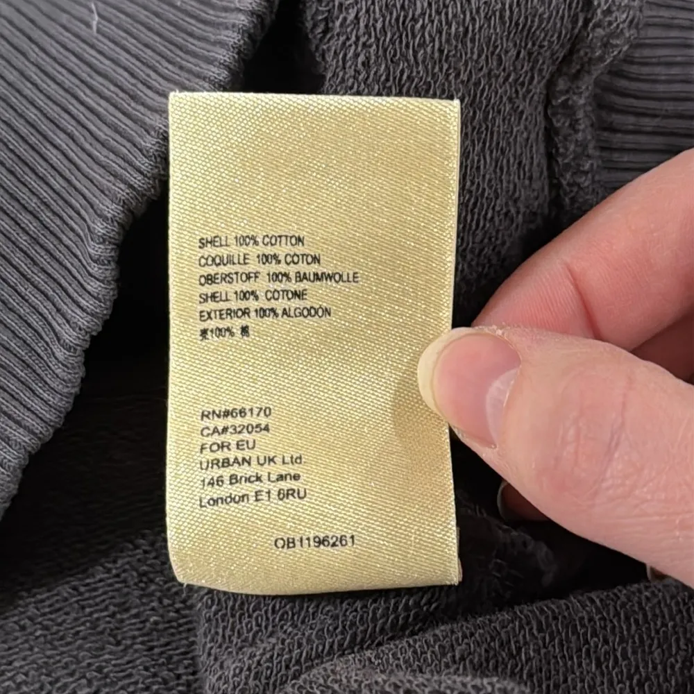 Pilcro Anthro Oversized Tunic Pullover Off shoulder Sweatshirt in grey Size S - Image 12