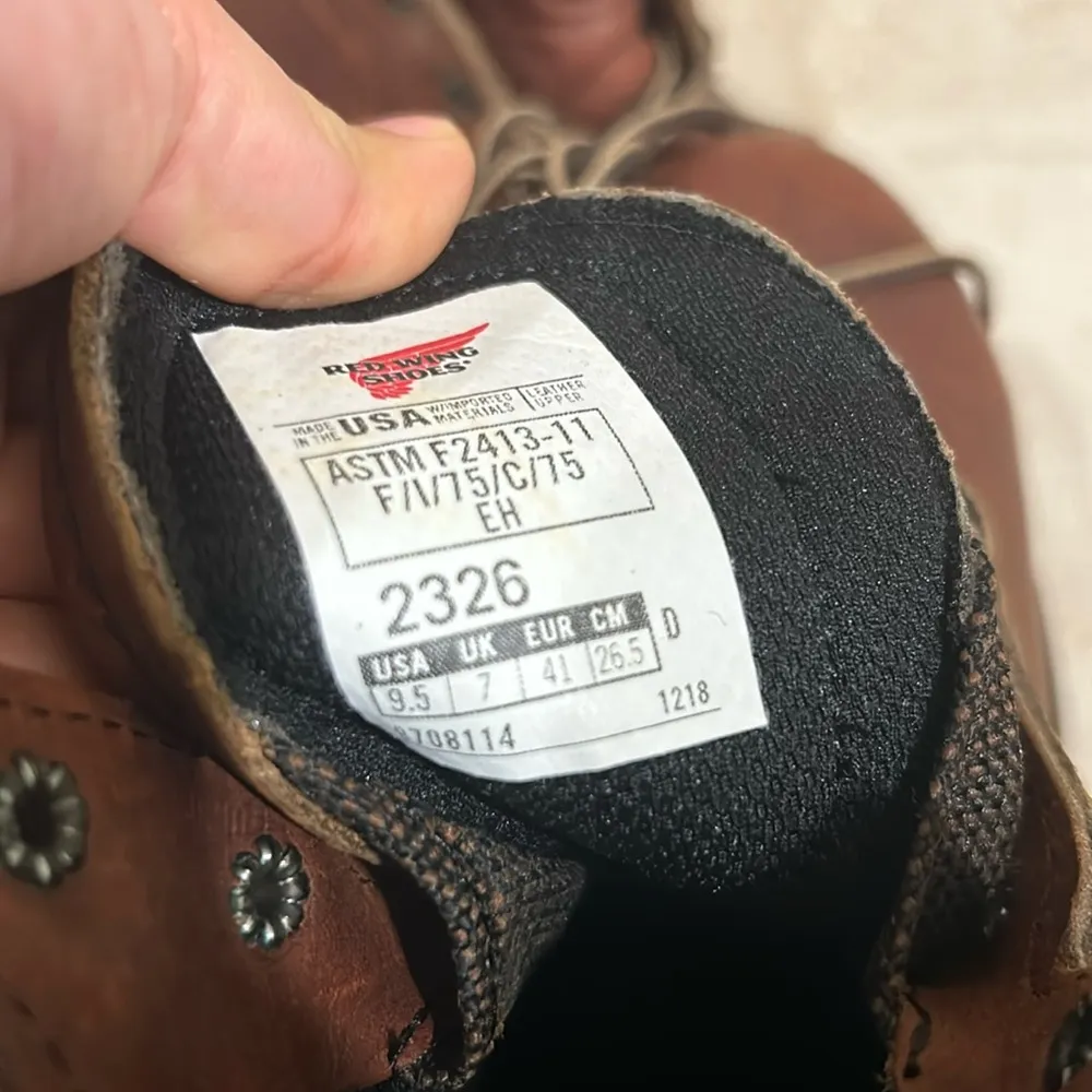 Redwing Womens Boots 2326 NEW NO BOX size 9.5 D Brown - Image 5