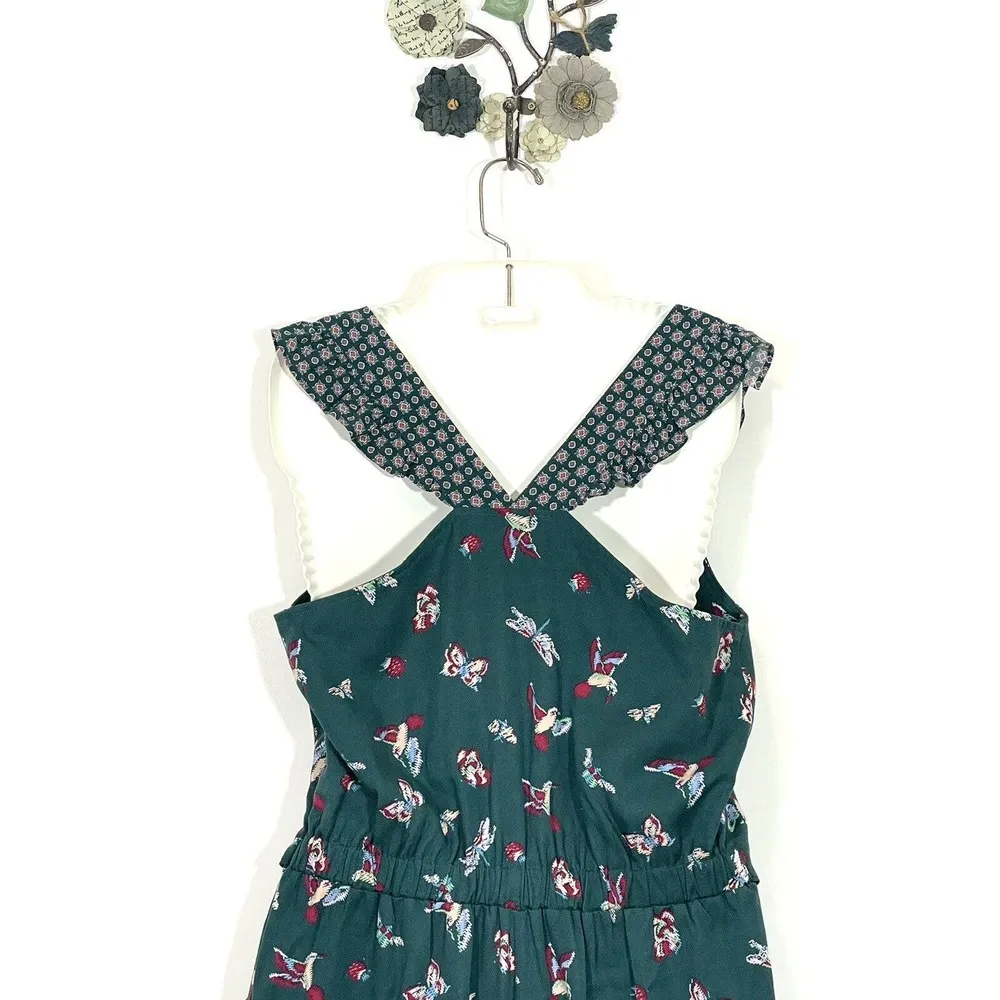 Matilda Jane Choose Your Own Path Evergreen Dream Jumpsuit Size Small - Image 7