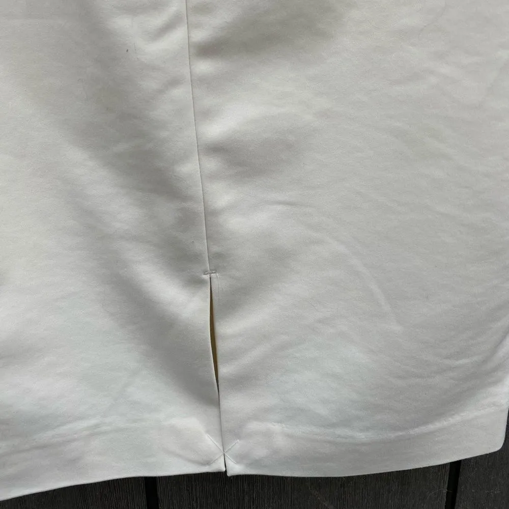 Express Fitted Skirt‎ White - Image 6