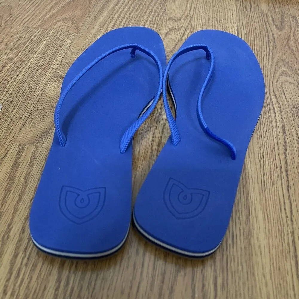 NEW Rothy's splash The Flip Flop Blue women Size 9 - Image 5