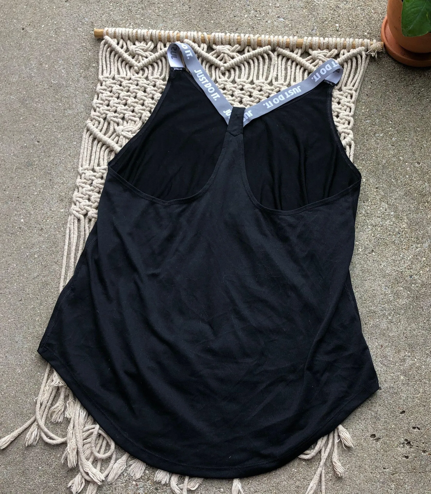 Black Dri-Fit Tank Top Medium - Image 3