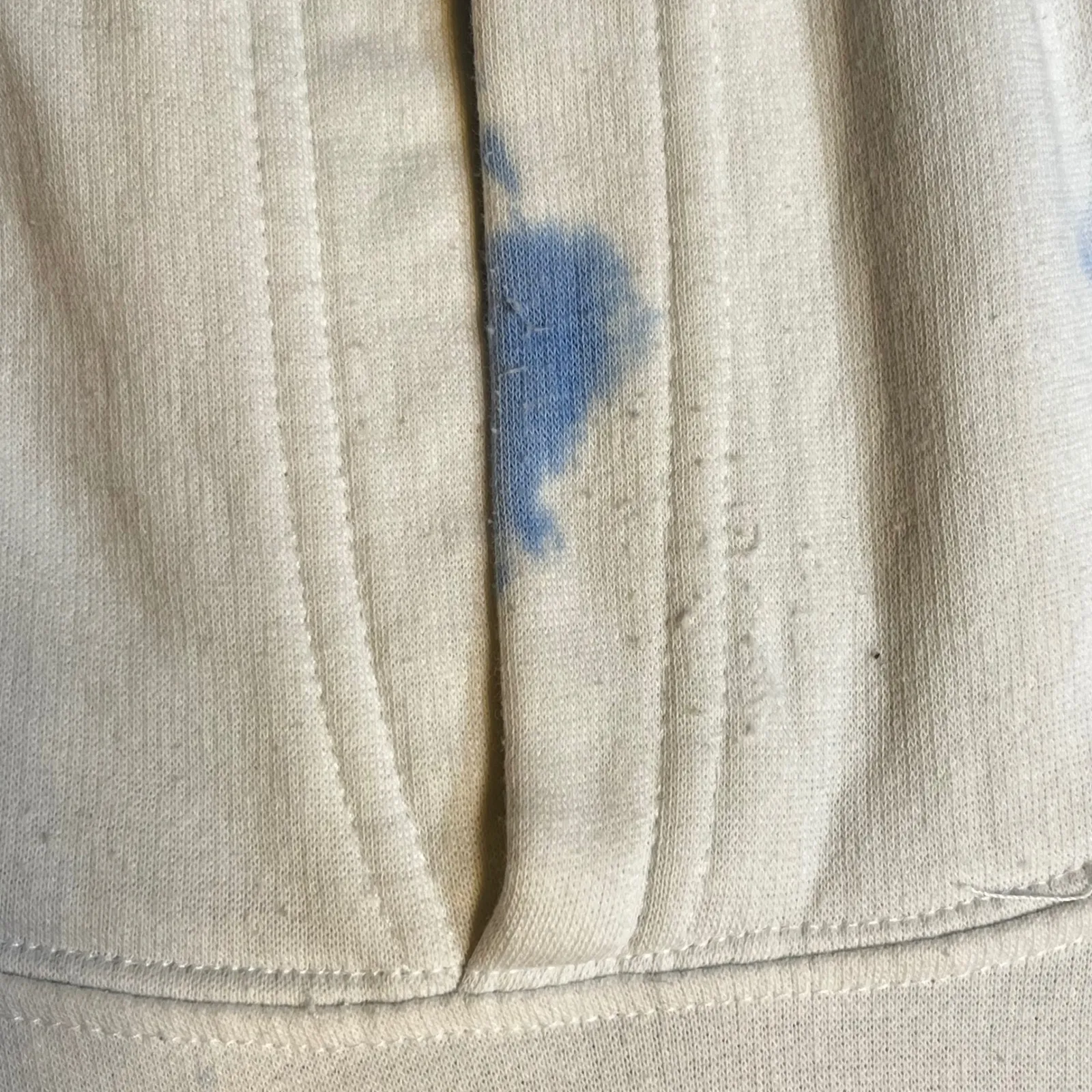 MTV Music Television Hoodie Sweatshirt Blue Tie Dye Graphic Medium - Image 6