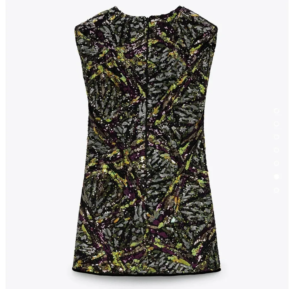 ZARA  Sequins Mini Dress - Image 9
