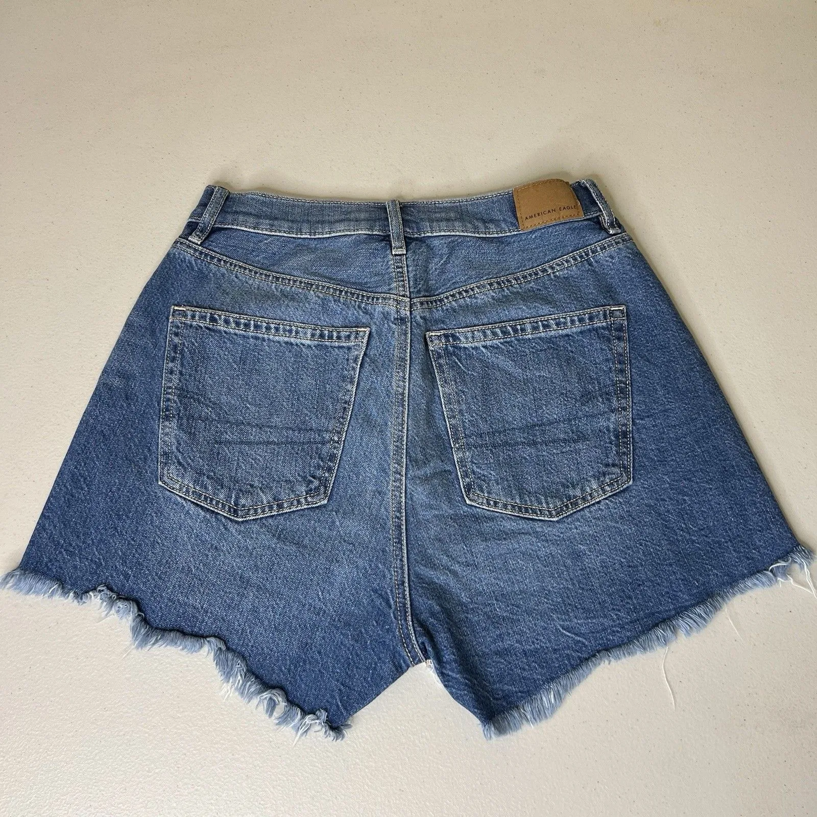 3/$30 American Eagle Denim Shorts Womens 6 Highest Rise 90s Boyfriend - Image 8