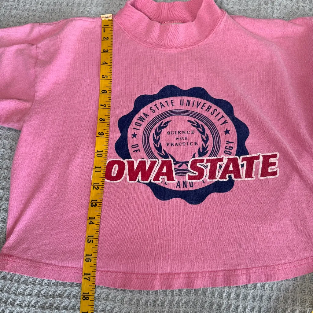Vintage Gear for Sports Iowa State University T-Shirt Womens Medium 90s ISU Top - Image 9