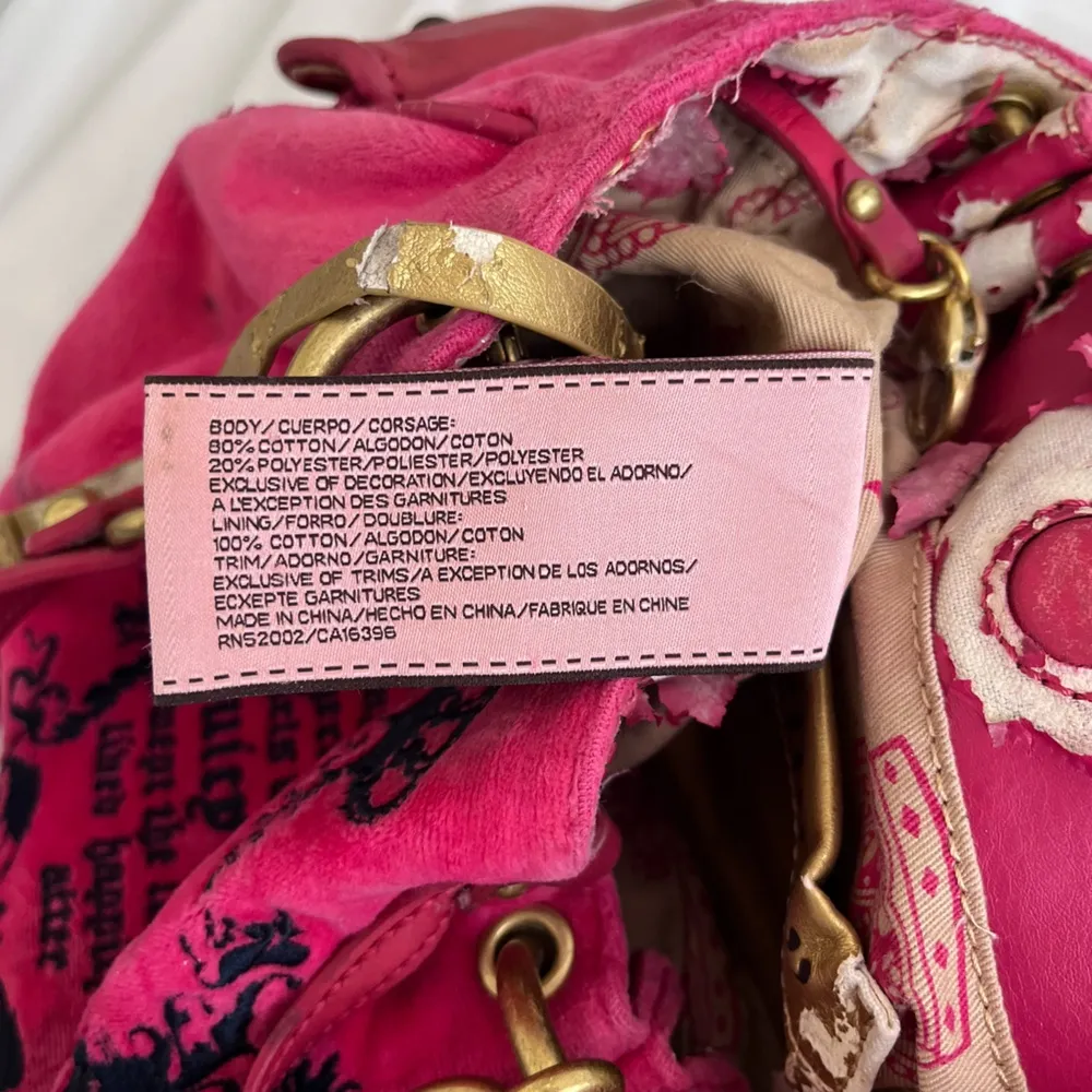 Juicy Couture Y2K Hot Pink Scotty Fairy "Once Upon a - Image 11