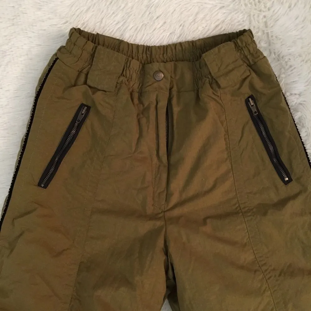HEAD Olive green Iridescent Snow Pants! WARM with belt loops - Image 4