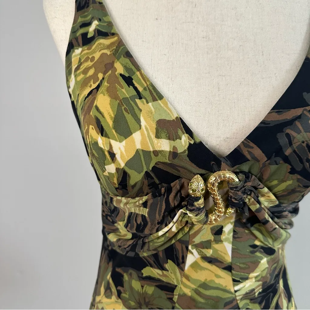 Vintage Cache Snake Charmer Embellished Cami Top Size M - Image 2