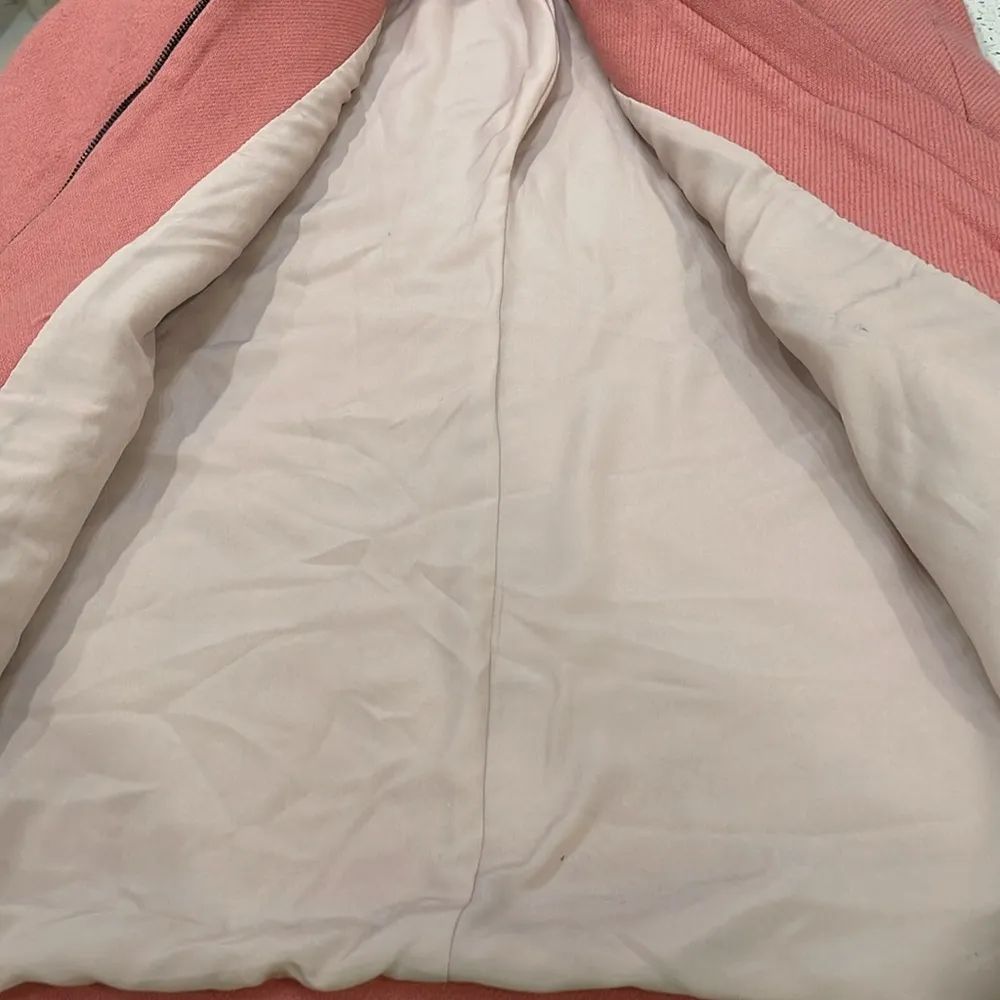 ZARA Pink Wool Coat jacket size XS - Image 6