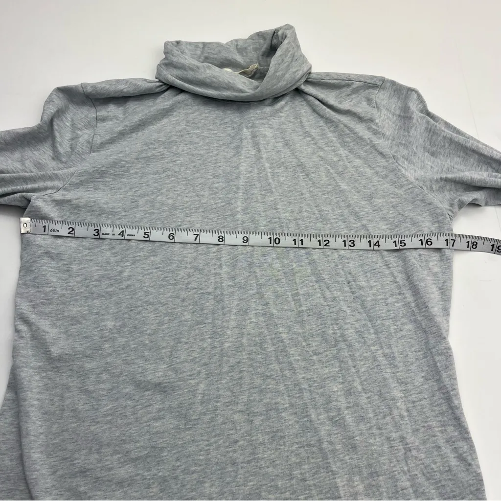 Peruvian Connection Gray Turtleneck Long Sleeve Top Womens Size Medium *FLAWED - Image 4