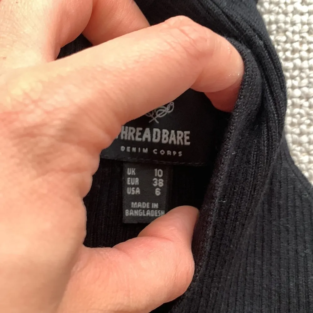 ASOS black cutout knit top - Image 5