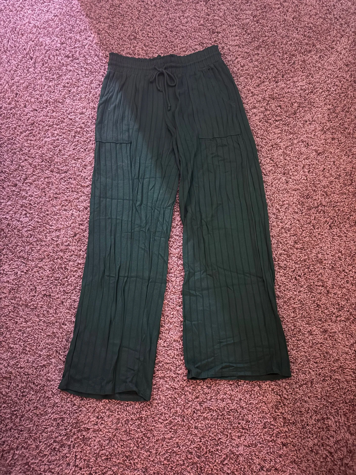 Green  Pajama Pants - Image 2