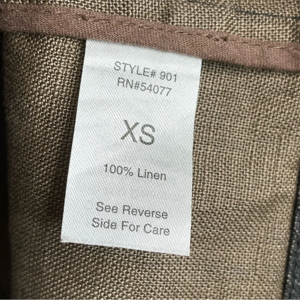 Cabi Waxed Linen Moto Jacket Sz XS Black Ruffle Collar Snap Front Style #901 - Image 13