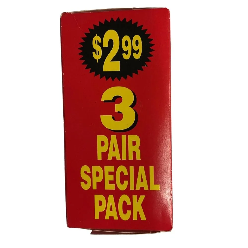 No Nonsense 3 Pack‎ Vintage Pantyhose with Reinforced Toe Size Queen Nude NWB Brown - Image 4