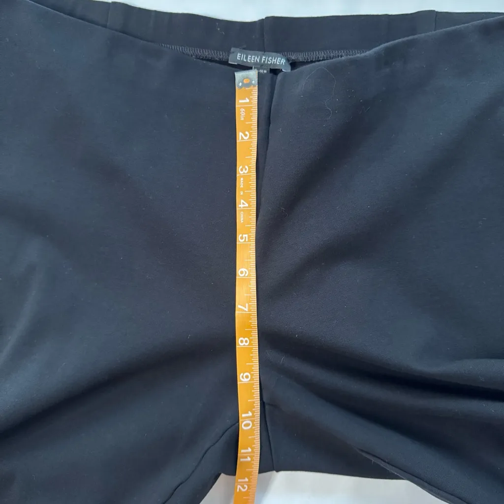 Eileen Fisher Pull On Ponte Knit Ankle Pant Office Career Size L Classic Stretch - Image 4