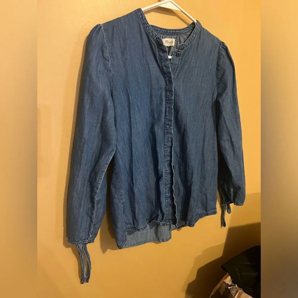 Madewell denim button down xs - Image 4