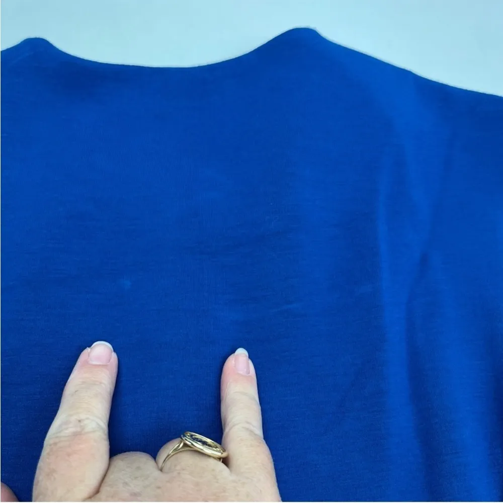Judith & Charles Aria Sleeveless Zip Top Cobalt Blue Women Size 2 NEW *TINY FLAW - Image 13