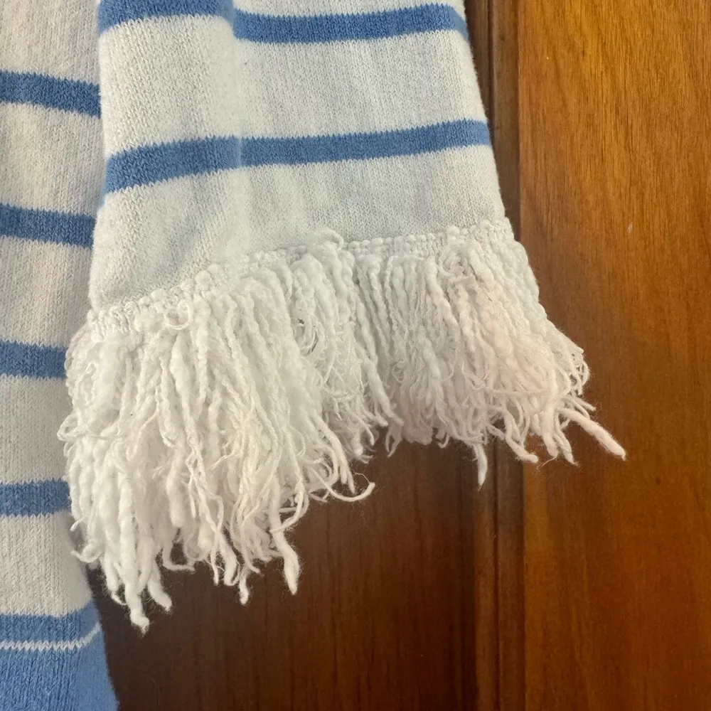 Lilly Pulitzer Lily Pulitzer Dash Blue/White Stripe Sweater- Size Medium - Image 4