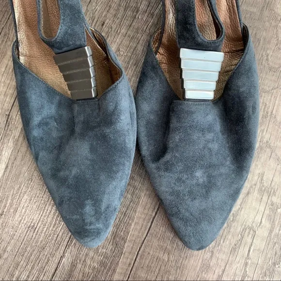 Henri bendel by Petra dark gray heels‎ - Image 3