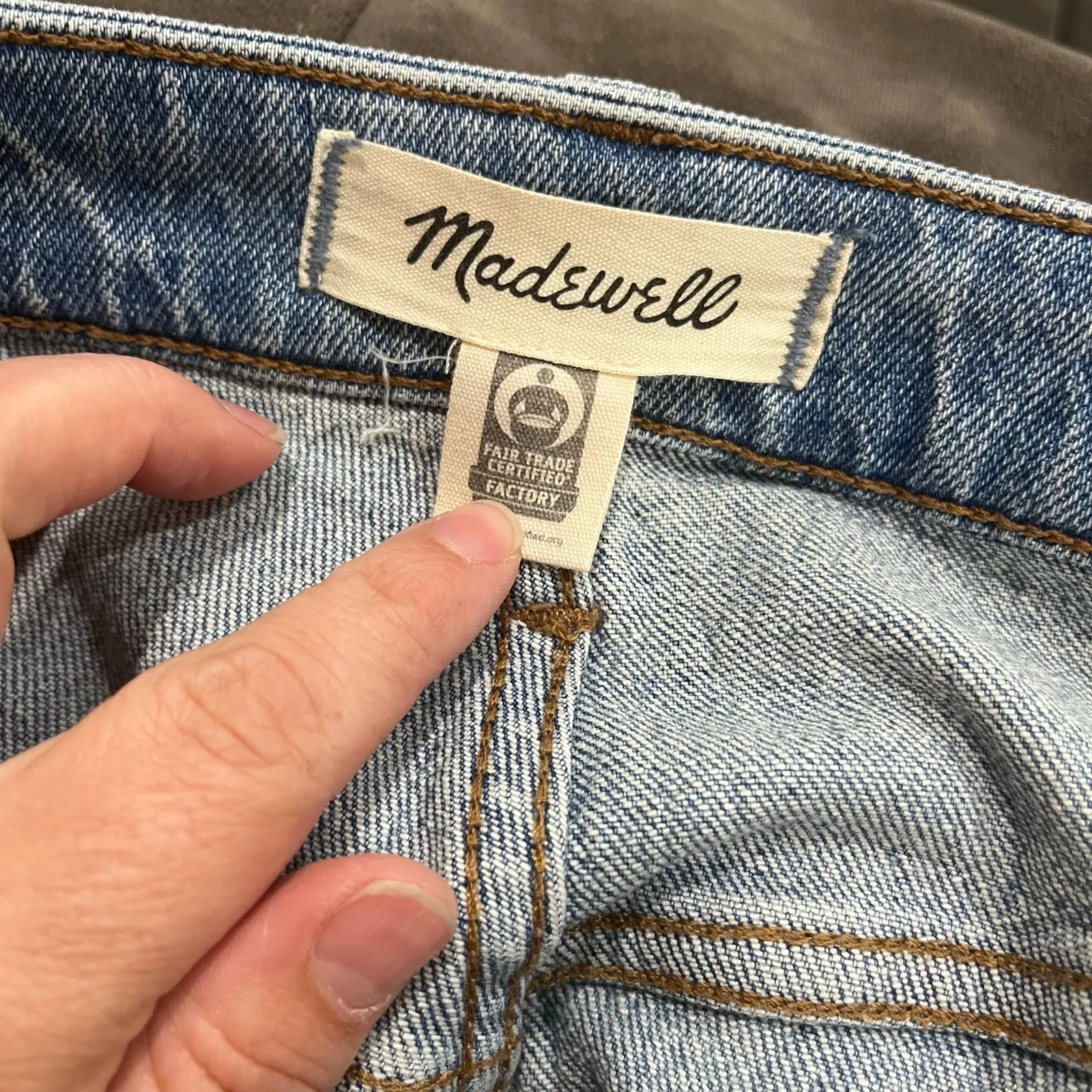 Madewell Curvy 90s Straight Medium Wash Plus Size 32 DM7484 - Image 4