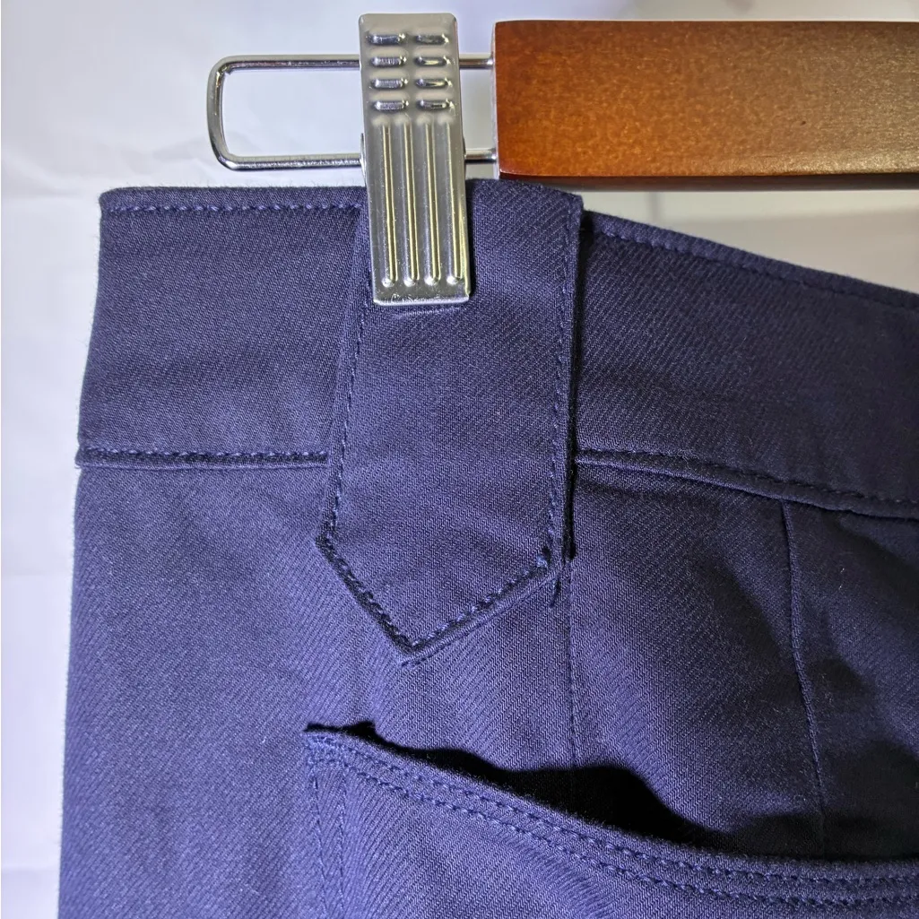 NWT Nautica Jeans Navy Wide Leg Full Nautical Pants with Large Gold Buttons - Image 9