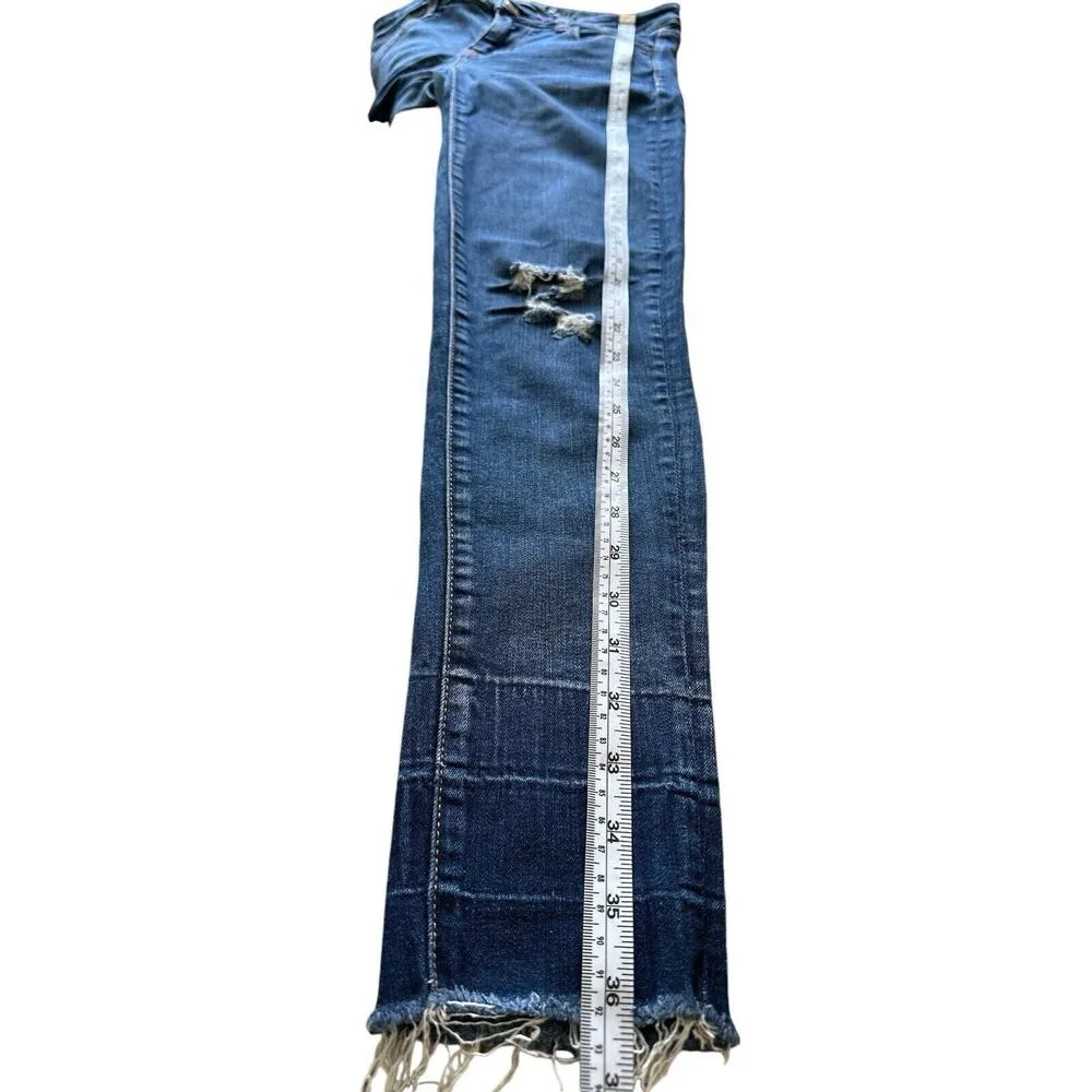 American Eagle Super Super Stretch Jegging Crop AEO DENIM Size 4 - Image 5