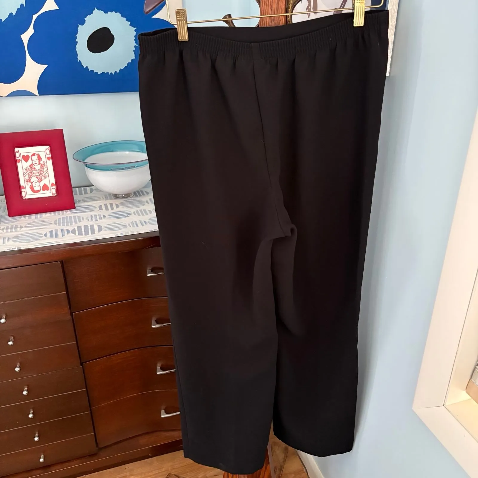 VTG Alfred Dunner Women’s Black Tailored Pants, Size 10, Timeless Trouser Fit - Image 4