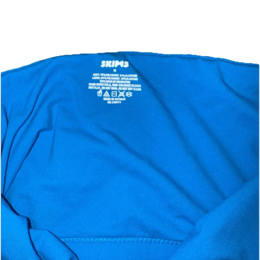 SKIMS Blue Strapless Bandeau Bra Fits Everybody Women’s Medium - Image 4