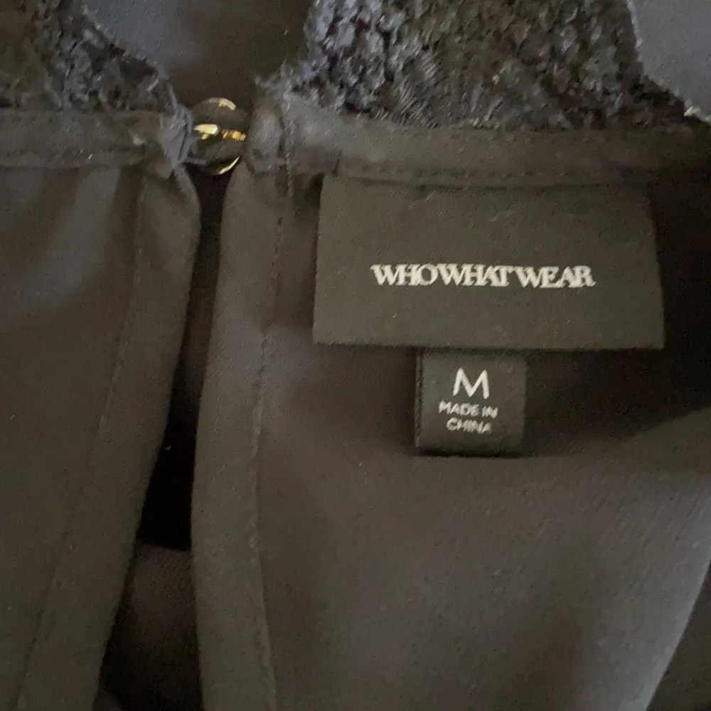 black see through lace top - Image 3