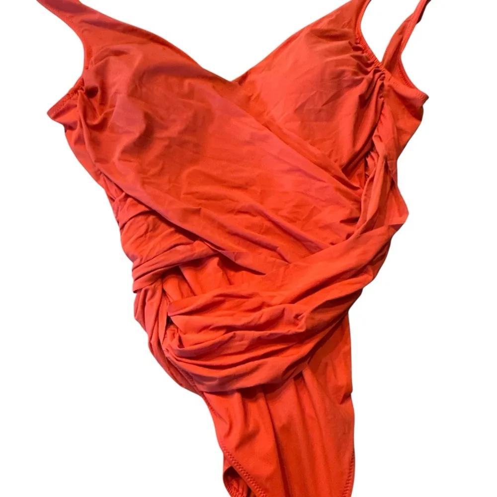 Gottex Red One Piece Swimsuit - Image 3