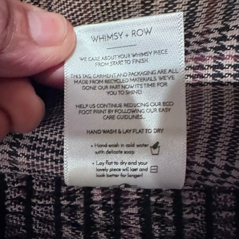 NEW WHIMSY + RIE TOBI TOP Women's PLAID MEDIUM - Image 13