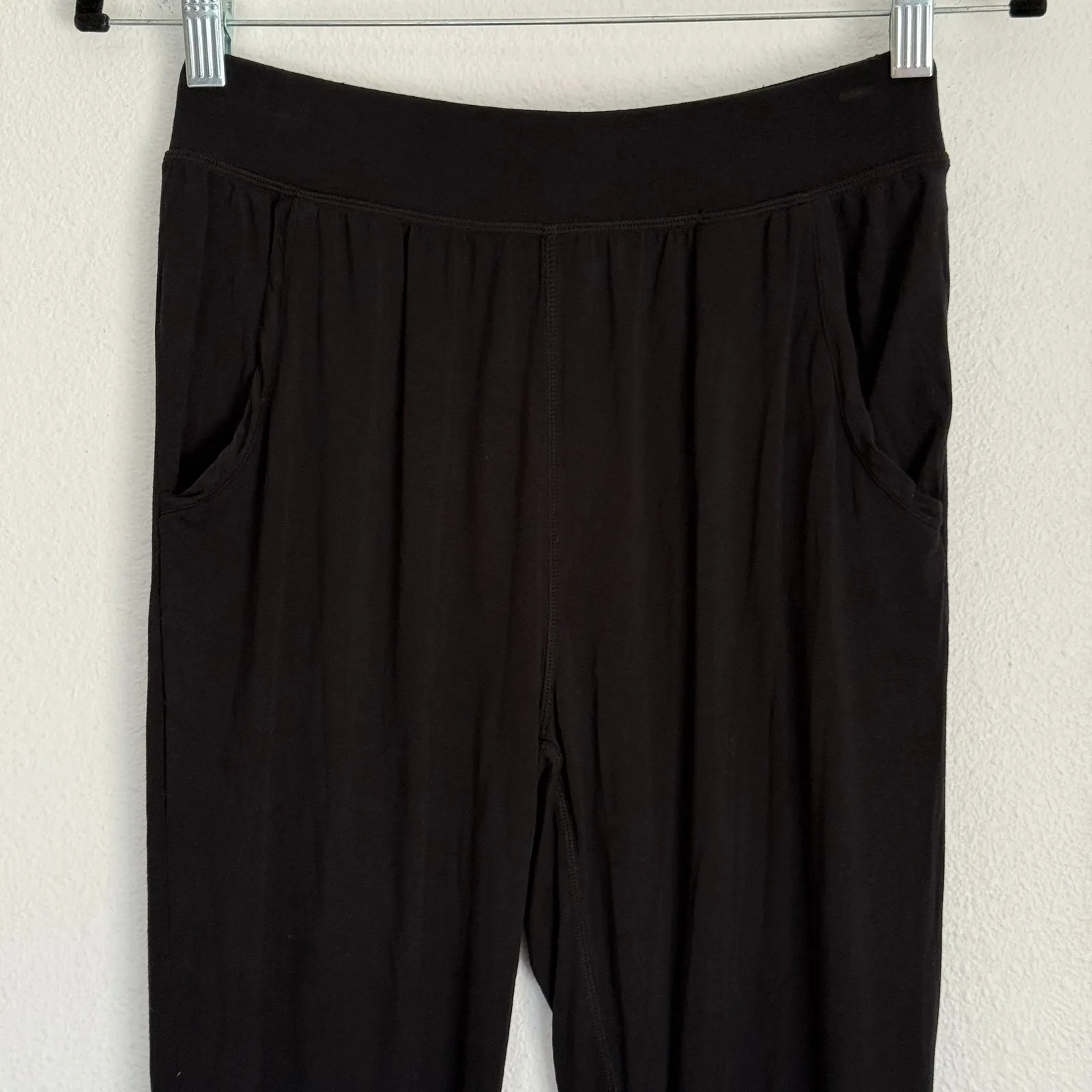 Quince Sz XS Modal Jersey Lounge Jogger Pants Black Loungewear Athleisure Comfy - Image 4