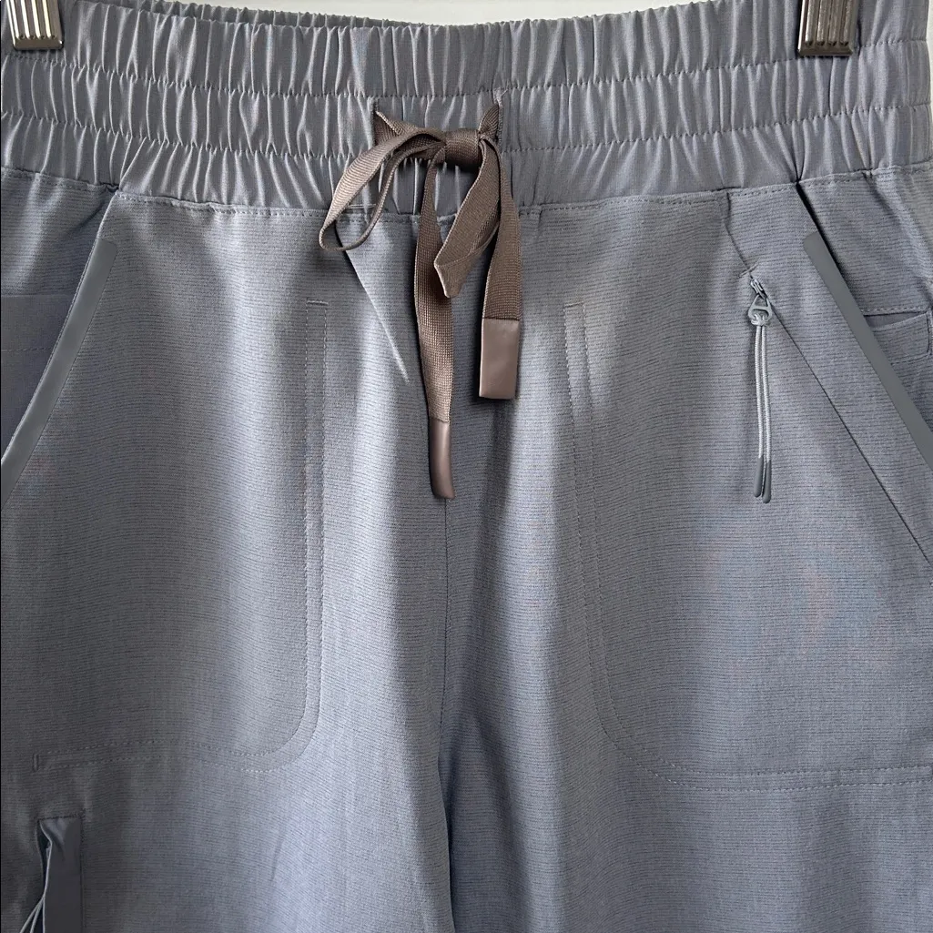 Figs Charlotte 21 Pocket Slim Scrub Pants in Dark Space Gray Size XXS NWT - Image 5