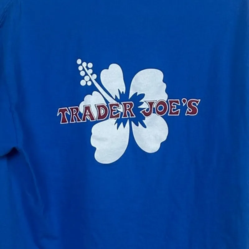 Trader Joe’s Blue Tee size M Size M - Image 8