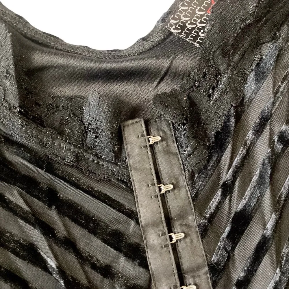 Moa Moa Velour & Lace Top - Image 5