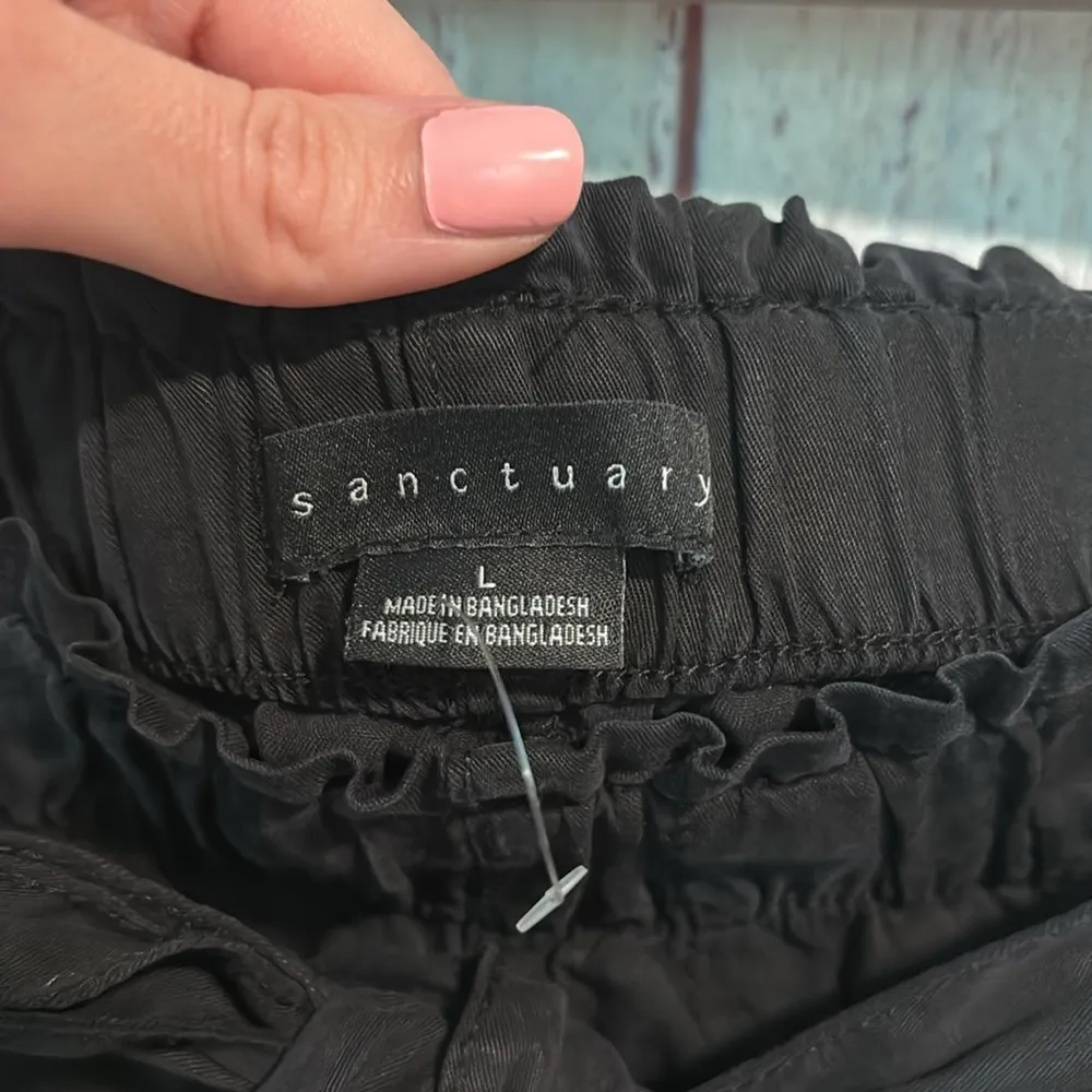 NWOT Sanctuary Love Letter Tencell Lyocell Paper Bag Shorts - Image 4