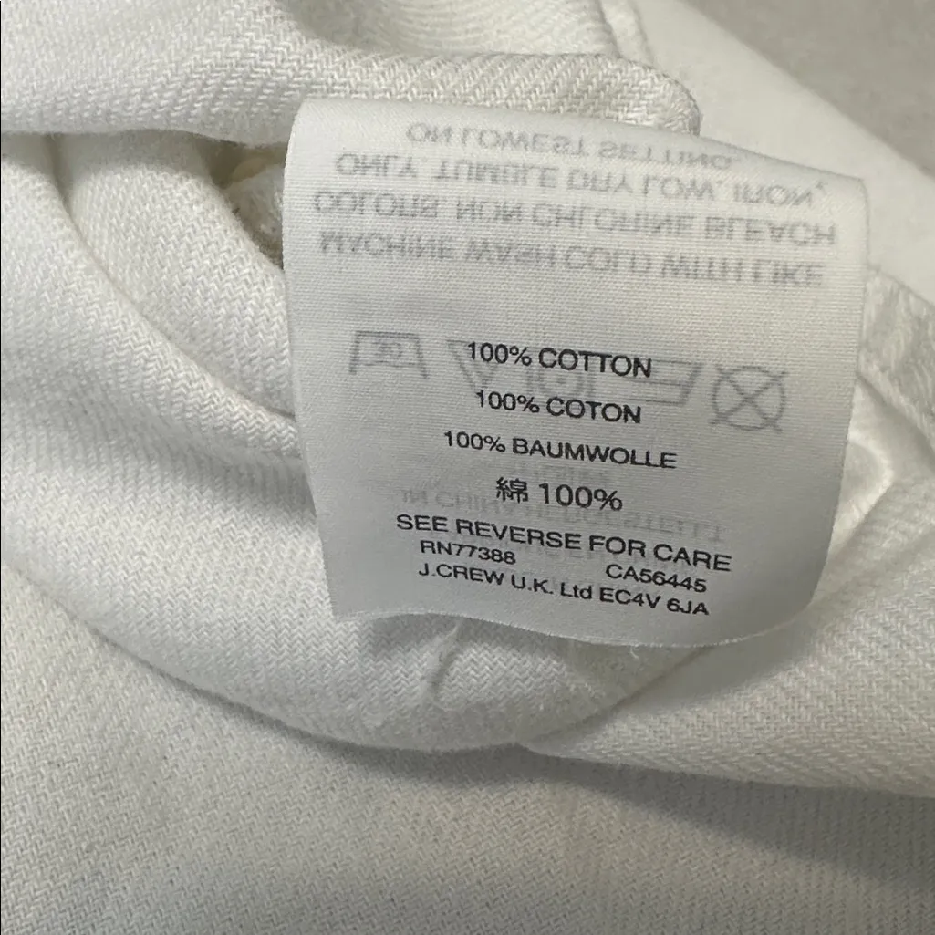 Madewell White Cotton Courier Shirt size M - Image 9