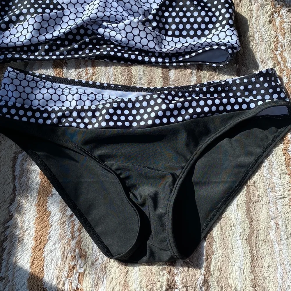 Polkadot swimsuit set​​ Black Size M - Image 5