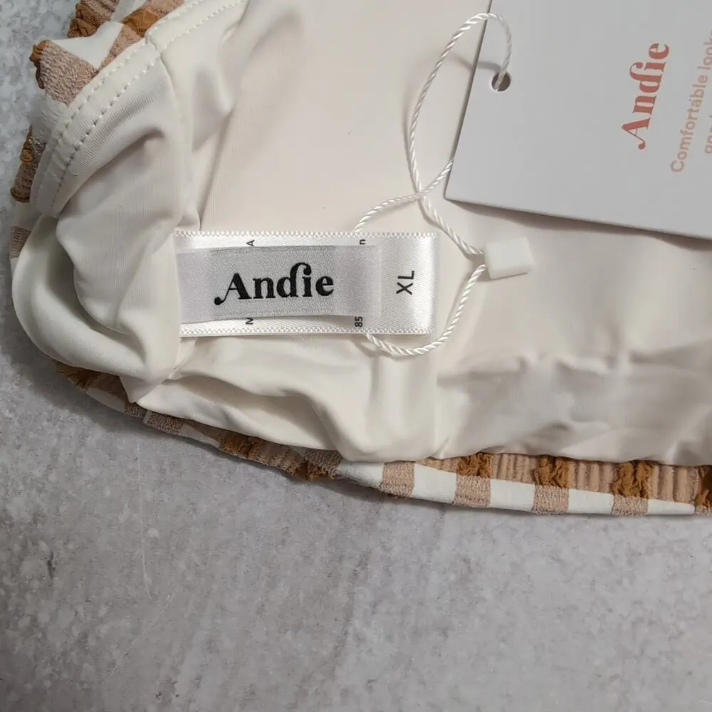 NWT Andie Amor Top Sparrow Gingham Adjustable AT290 Swimsuit Size XL - Image 7