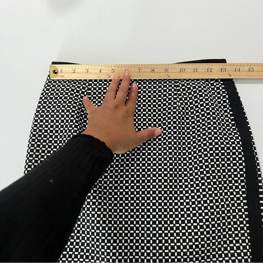 White House Black‎ Market Black & White Geo Pencil Skirt Contemporary Size 00 - Image 11